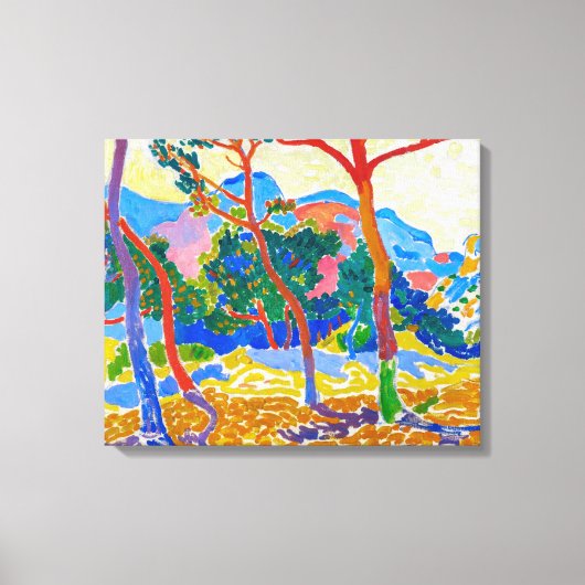 De bomen | Andre Derain | Canvas Afdruk (Voorkant)