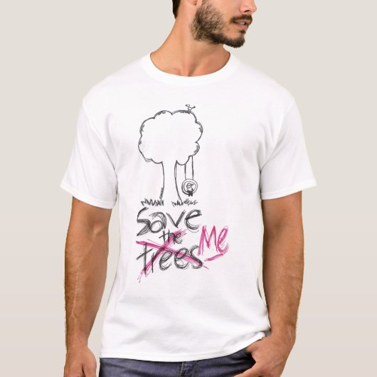 De bomen opslaan t-shirt (Voorkant)