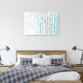 De Bomen van de geboorte u Achtergrondkleur kiest Canvas Afdruk (Insitu (Slaapkamer))