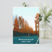 De bomen van de Waterverf van het Citaat van de do Bedankkaart (Staand voorkant)