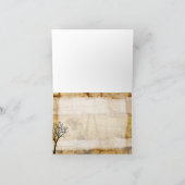 De Bomen van de winter op De Achtergrond van het Kaart (Binnen)