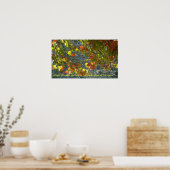 De Bomen van het Glas in lood - Poster met Citaat (Keuken)