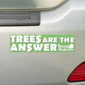 De bomen zijn de Bumpersticker van het Antwoord (Op auto)