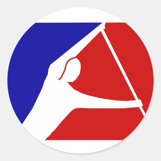 DE BOND VAN PADDLERS RONDE STICKER (Voorkant)