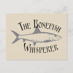 De Bonefish Whisperer Funny Ocean Gevist Briefkaart