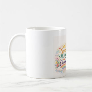 De bonnes choses arrivent – Mug de citation inspir