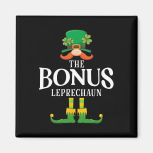 De Bonus Leprechaun St. Patrick's Dag Matching Magneet