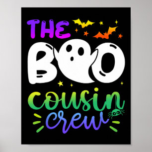 De Boo Cousin Crew Halloween Ghost Trick Treat SQ Poster