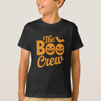 De Boo Crew Jack-O'-Lantern & Vleermuis Halloween T-shirt