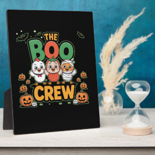 De Boo Crew Kippenliefhebber Halloween Grappige Ko Fotoplaat