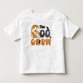 De Boo Crew kleurrijke Halloween familie matching Kinder Shirts (Voorkant)