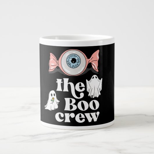 De Boo Crew | Spooktacular Halloween Squad Extra Grote Beker (Voorkant)