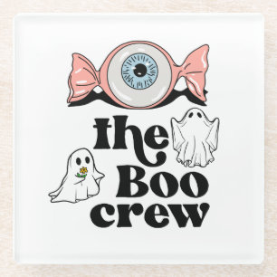 De Boo Crew Spooktacular Halloween Squad Glazen Onderzetter
