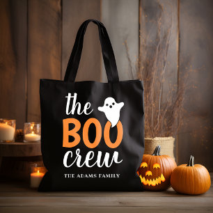 De Boo Crew Zwarte Halloween Trick or Treat Draagtas