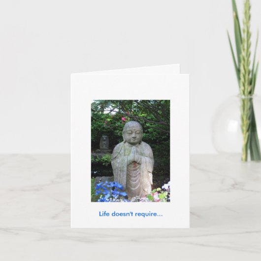 De boodschap van het leven kaart (Voorkant)