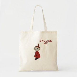 De boodschappentas met de tekst Excuse Me Tote Bag