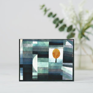 De boodschapper van de herfst van Paul Klee Briefkaart