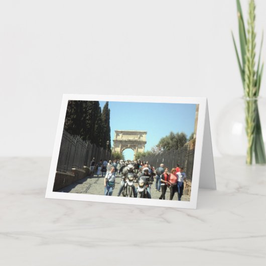 De Boog van Constantijn, Rome, Italië Kaart (Voorkant)