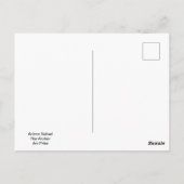 De boogschutter, briefkaart (Achterkant)