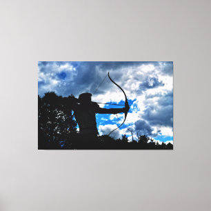 De boogschutter canvas afdruk