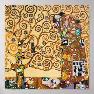 De Boom des Levens Gustav Klimt Poster