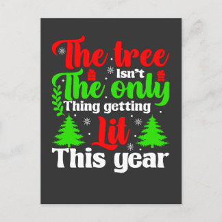 De boom is niet het enige dat dit jaar wordt aange briefkaart