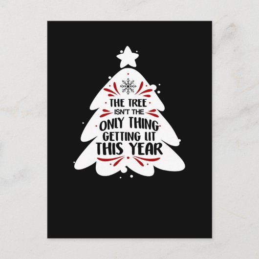 De boom is niet het enige dat dit laat gebeuren briefkaart (Voorkant)