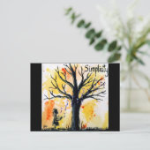 De boom serie: Eenvoud Briefkaart (Staand voorkant)