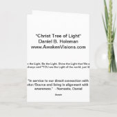 De Boom van Christus van Licht Kaart (Achterkant)