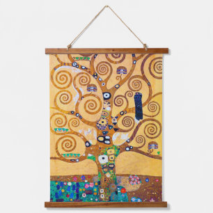 De boom van het Leven (detail), Klimt Hangend Wandkleed