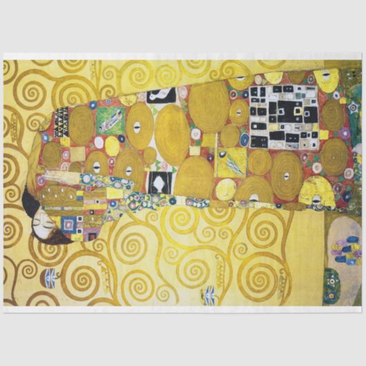 De boom van het Leven (detail), Klimt Tissuepapier (Voorkant)