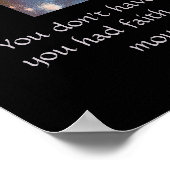 De boom van het leven geloof gewoon poster (Hoek)