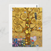 "De boom van het leven", Gustav Klimt Briefkaart (Voorkant / Achterkant)