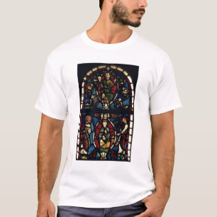 De boom van Jesse, 13e eeuw (gekleurd glas) T-shirt