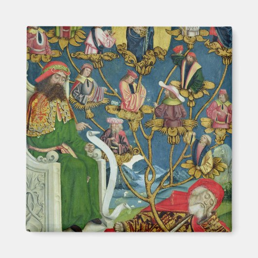 De boom van Jesse, van de Dome Altar, 1499 Magneet (Voorkant)