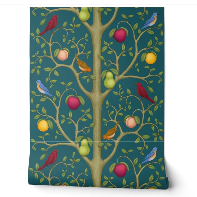 De Boom van Levende Schatten Behang (Afrollen)