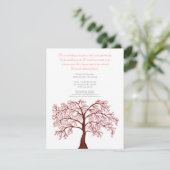 De Boom van Sakura van de Bloesem van de Kers van Kaart (Staand voorkant)