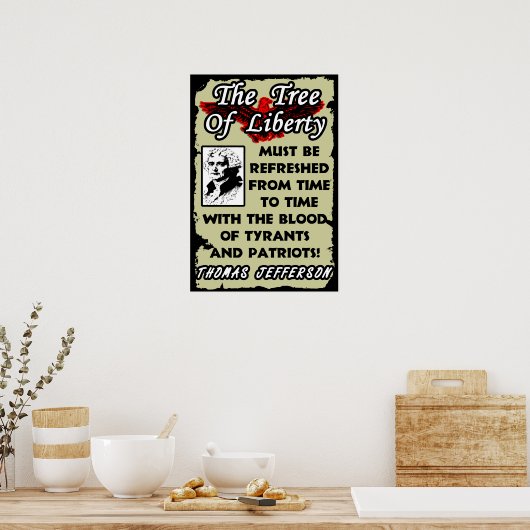 De boom van vrijheid poster (Keuken)