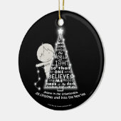 De boom verlichten keramisch ornament (Links)