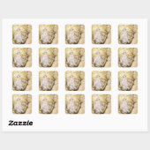 De boomfee vierkante sticker (Vel)