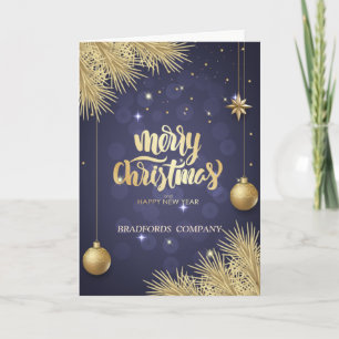 De boomtakken van de pijn, Kogels, Blauwe Kerst Be Feestdagen Kaart