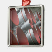 De boosters van het Sojoez TMA-14 ruimtevaartuig 3 Metalen Ornament (Links)