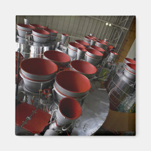 De boosters van het TMA-14-ruimtevaartuig Soyuz 2 Magneet