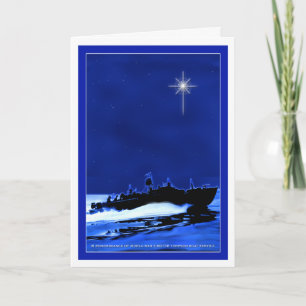 De Boot ChristmasCard 1 van PT Feestdagen Kaart