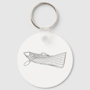 De Boot van de rij Sleutelhanger