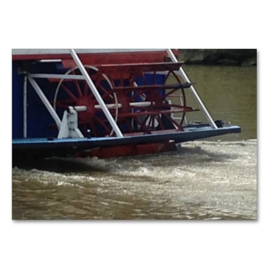 De Boot van het Wiel van het peddel FlashCards voo Kaart (Voorkant)