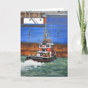 De boot van Marie van Lillian, door Jim Ott Kaart