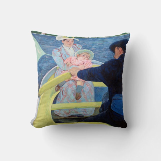 De bootreis, Mary Cassatt Kussen (Voorkant)