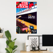 De boottrein poster (Thuiskantoor)