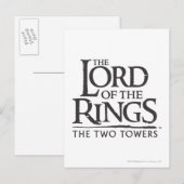 DE BORD VAN DE GASTE Logo VAN DE RINGS Briefkaart (Voorkant / Achterkant)